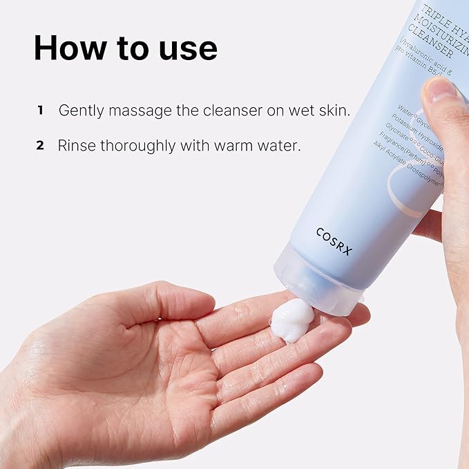 COSRX Hydrium Triple Hyaluronic Moisturizing Cleanser (150 mL)