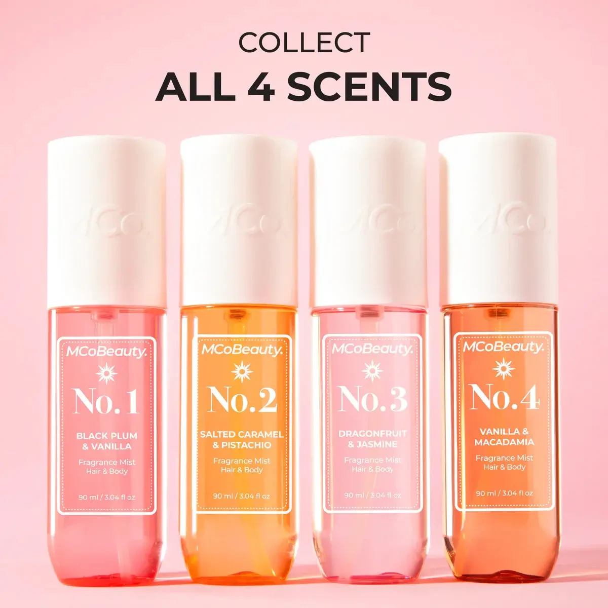 MCoBeauty fragrance mists range, the affordable dupe phenomenon