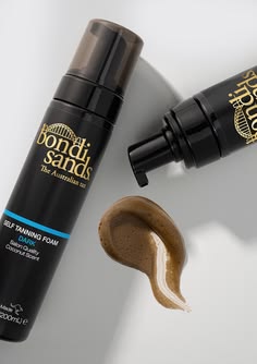 Bondi Sands Self Tan Foam with product swatch