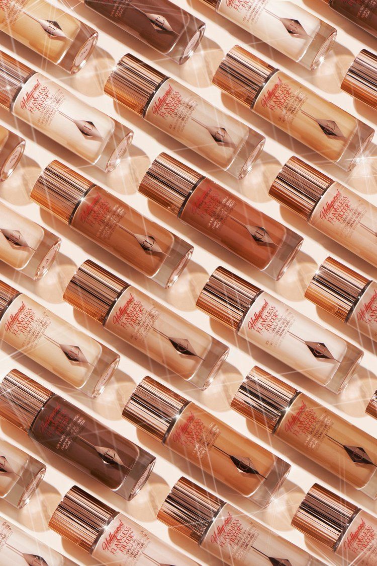 Charlotte Tilbury Airbrush Foundation shade range pattern