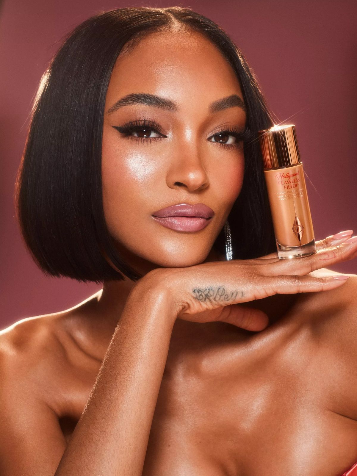 Charlotte Tilbury Jourdan Dunn portrait