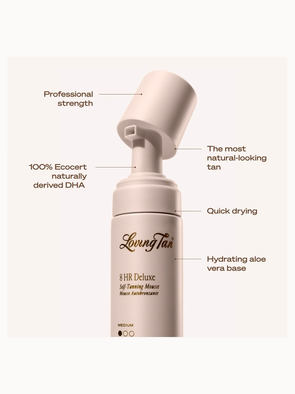 Loving Tan Deluxe Bronzing Mousse — the flagship long-wear formula