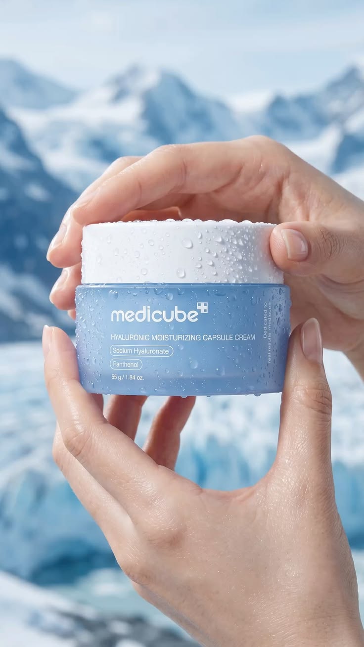 Medicube editorial — Korean dermatology product still