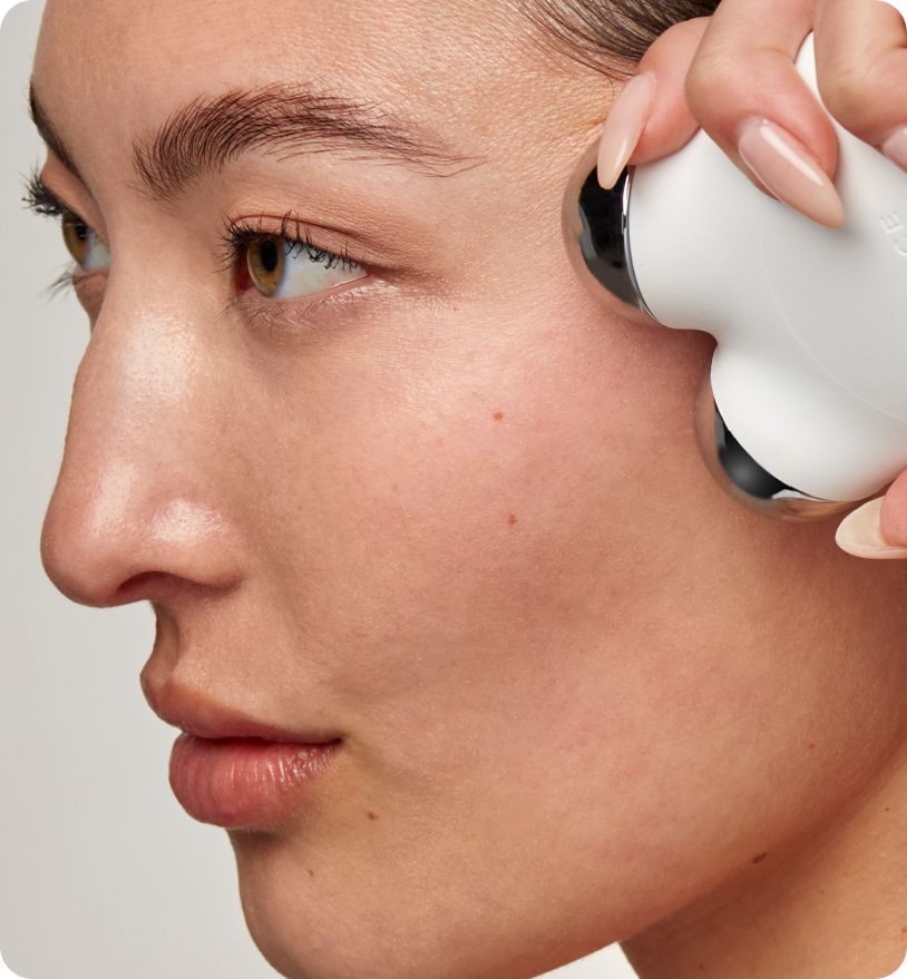 NuFACE Trinity portrait — the dermatologist-recommended microcurrent ritual