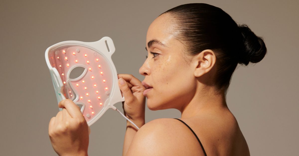 Omnilux Clear and Contour Face range pair — the LED mask product family