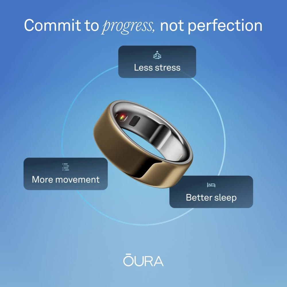 Oura Ring Gen 4 — editorial product photograph