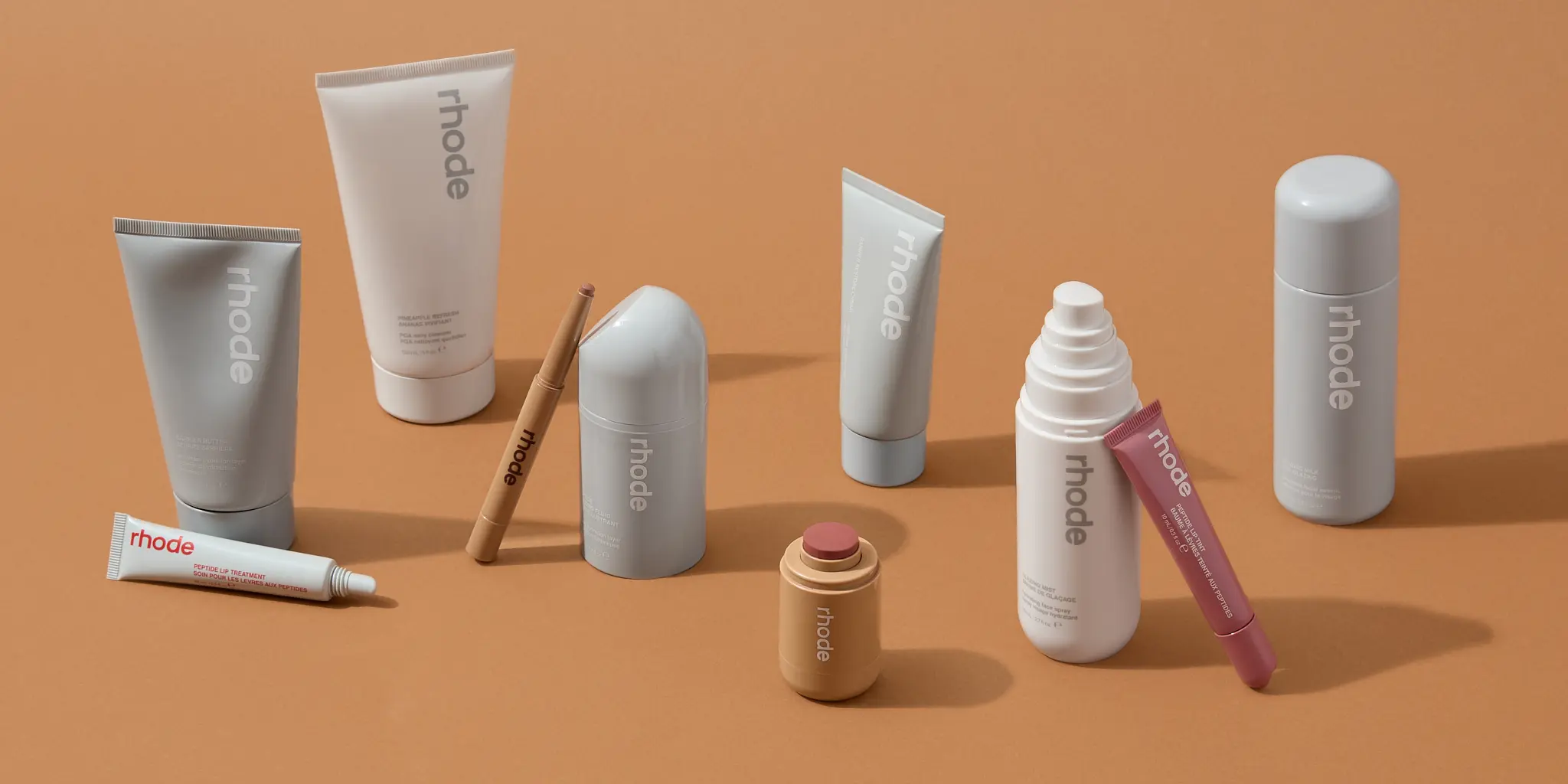 Rhode lip case — editorial set piece