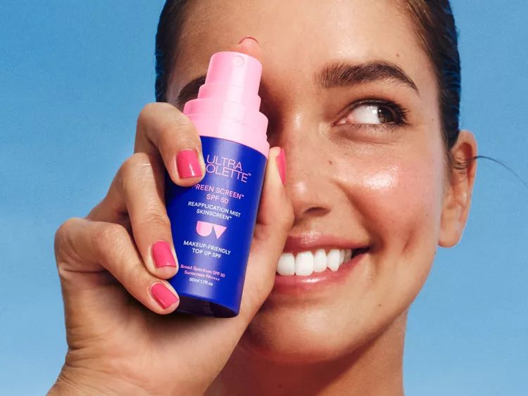 Ultra Violette Queen Screen in wear — luminous daily SPF