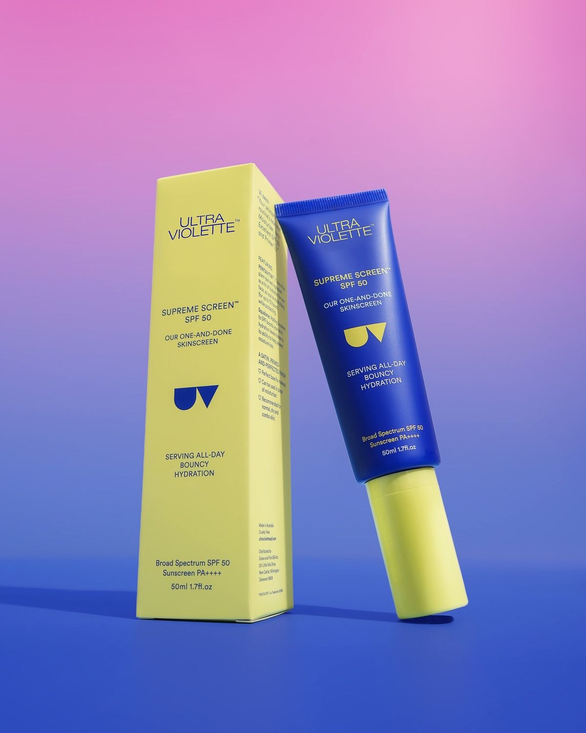 Ultra Violette campaign portrait — SPF on luminous Australian skin