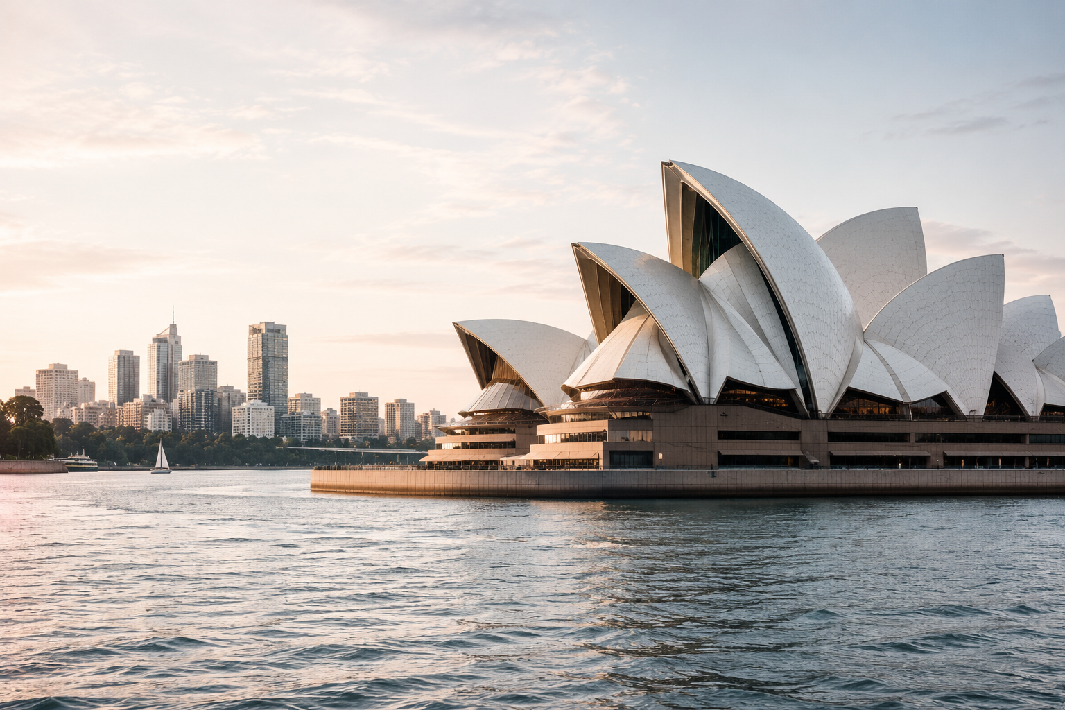 Sydney Opera House and harbour
