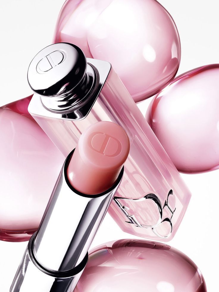Dior Addict Lip Glow Oil with pink glass spheres &mdash; pink-toned sheer lip oil