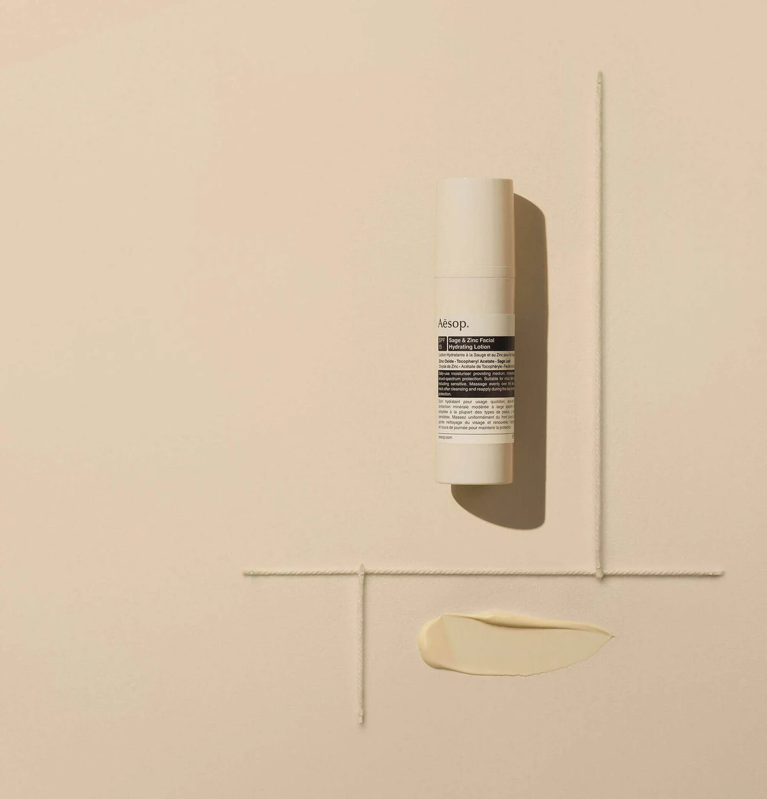 Aesop Sage and Zinc Facial Hydrating Lotion SPF15 50ml product shot