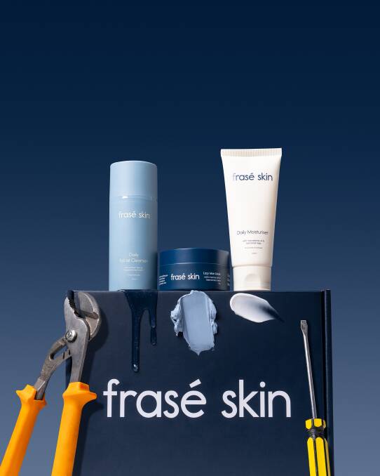 Frasé Skin lineup with grooming tools