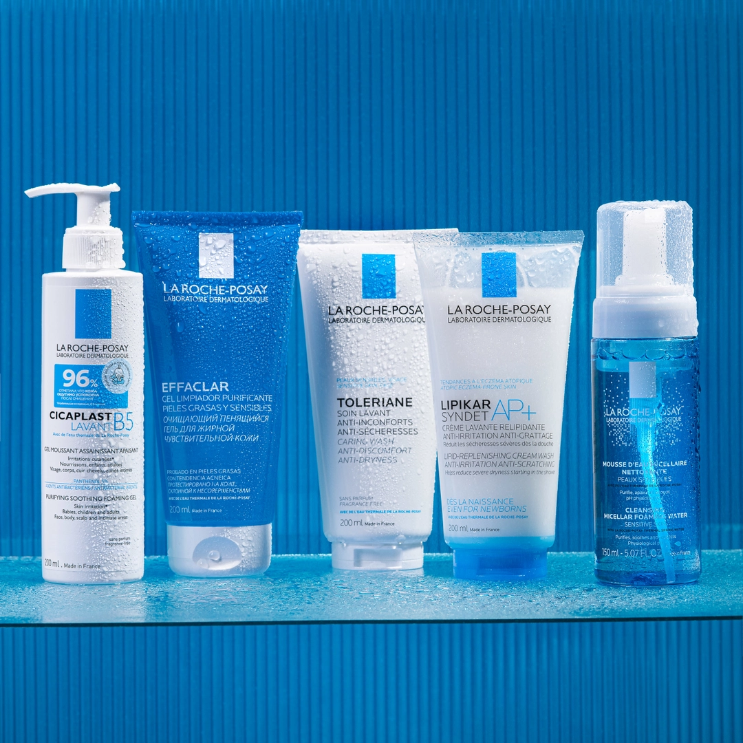 La Roche-Posay Effaclar Purifying Foaming Gel Cleanser product range