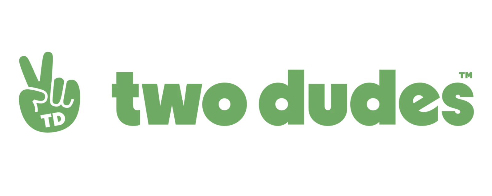 Two Dudes, the New Zealand men's grooming brand wordmark